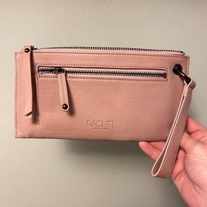 Rachel Roy dusty pink wristlet